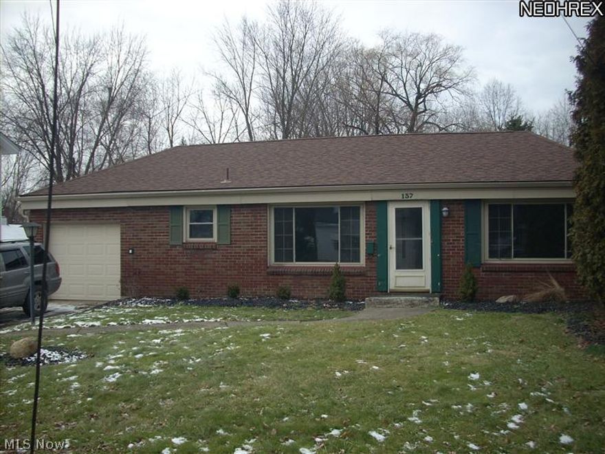 Absolutely Gorgeous Brick Ranch with Open Floor Plan! Completely Remodeled and Totally New Kitchen with Maple Cabinetry, New Appliances, Ceramic Floors, Countertops and Backsplash. All New Carpeting and Interior Paint. 2 Spacious Bedrooms, Attached Garage. Most Interior & Exterior Doors are New and New Bathroom Vanity. Shingles, Gutters and Some Windows New in 08. Central Air New 2013.