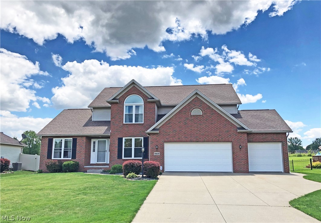 This fantastic brick & vinyl home built by Doug Byler is move-in ready with many updates & great features, including: Remodeled kitchen with granite countertops, center island, & new stainless steel appliances + gas stove. Master bedroom with vaulted ceilings, large walk-in closet, & en suite bath with double vanity, walk-in shower, & jetted tub. 2nd floor includes 3 more spacious bedrooms. 1st floor office and dining room with hardwood floors. Newly added mud room off kitchen. Security system, new light fixtures, new windows, & new sliding glass door leading out to large deck. Glass block windows & newer hot water tank in huge basement that could easily be finished. This home won't last long, call today for your private showing - don't miss this one!