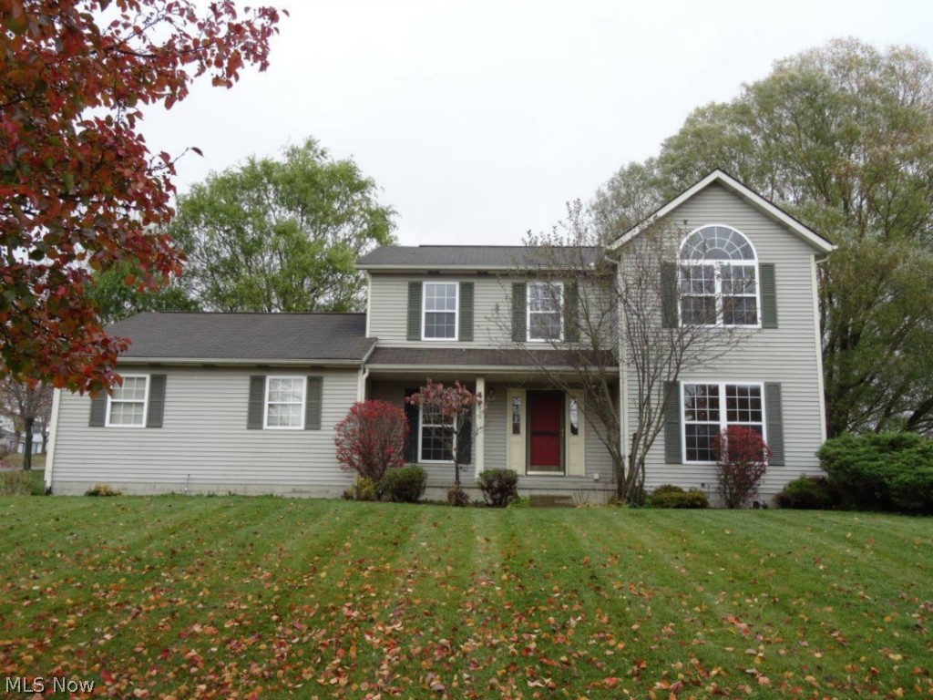 Stop your search, this may be the nicest home you will find in this price range! Super clean Stow colonial sits on a large lot with private back yard, professional landscaping, and a huge three-level deck for entertaining. The interior has been completely redone, every room has brand new carpet and paint in tasteful modern décor. The main living area features formal living and dining rooms, as well as a cozy family room complete with fireplace. Open eat-in kitchen w/oak cabinetry. These is even a dedicated first floor office, half bath, and laundry. Upstairs you will find a huge master suite w/vaulted ceiling and ample sized bedrooms. The modern bathrooms also have brand new flooring. Finally there is an oversized 2-car garage and 12-course basement that is neat as a pin! Hot water tank 2014. Don't miss out on this one!
