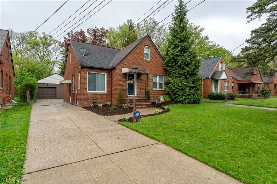 You don't want to miss this charming bungalow in Parma, Ohio! Well-maintained and ready for it's new owner! You will immediately admire the charm this home offers from the moment you walk through your front door. A spacious living room welcomes guests to your new home! Hardwood floors carry from entryway throughout first floor.  Living room flows nicely into the spacious kitchen with adjoining dining room. Enjoy a wonderful view of your back yard through the picture window while gathering in this space. Two bedrooms and an updated full bath wrap up the first floor. Upstairs you will find your large master bedroom with newer carpet, built-in dresser, and large closet. There is also a dressing area/lounge area. Downstairs lower level is partially finished with a 1/2 bath, spacious recreational room, and laundry/mechanical room. Don't miss out on your opportunity to own this lovely home, call today for your private showing before this gem is SOLD!