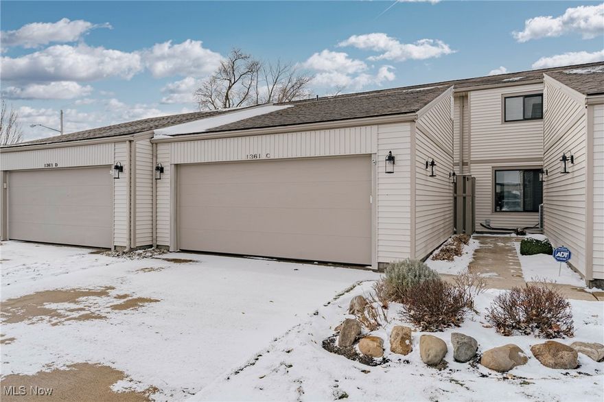 Welcome to 1361 Cleveland Rd #C – A Well-Kept Townhouse Just Steps from Lake Erie! Located in a quiet, beautifully maintained development, this move-in-ready home offers comfortable living, modern updates, and unbeatable access to the lake — all just minutes from the highway, Huron’s town center, marinas, and local amenities. Step inside to a welcoming foyer that opens into a bright and spacious living room filled with natural light. Toward the back of the home, the open-concept kitchen and dining area create a warm, functional space perfect for everyday living and entertaining. The dining room features updated LVP flooring and sliding doors that lead to a private, cozy courtyard. The kitchen includes a full complement of appliances, ample cabinetry, and refreshed composite-style countertops. Adjacent to the kitchen, the laundry/mudroom offers additional storage and provides convenient access to both the courtyard and the attached 2-car garage. An updated half bath and utility closet complete the main level. Upstairs, you’ll find three comfortable bedrooms. The primary bedroom stands out with its private balcony and direct entry to the updated full bathroom, complete with a step-in shower and tasteful modern finishes. This lakefront community also offers a shared patio overlooking Lake Erie — the perfect spot to unwind and take in the water views, including Cedar Point in the distance. With lake access and a peaceful setting, this townhouse combines low-maintenance living with an unbeatable coastal lifestyle.