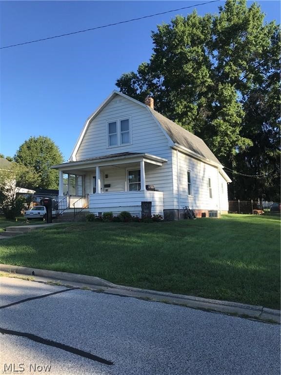 Come out and check out this spacious 2 bedroom home with first floor bathroom And laundry room. Master bedroom has two closets . Newer garage, windows and roof. New kitchen, dining room , and laundry floor. All appliances stay and there is another bathroom downstairs along with a fridge sink and extra cabinets!