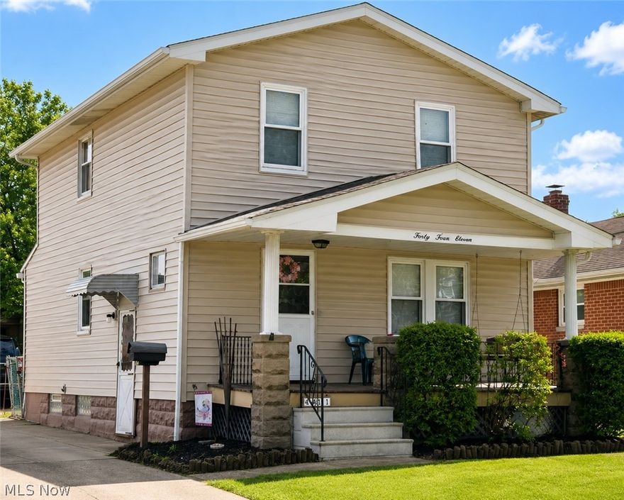 Welcome home to 4411 Maplecrest in Parma! This charming and move-in-ready home offers the perfect combination of character, space, and peace of mind with many of the major updates already completed. Featuring newer furnace and central air, newer roof, siding, and gutters, you can enjoy homeownership without the worry of immediate big-ticket expenses.

Inside, you’ll find a warm and inviting layout with 3 bedrooms, 2 full bathrooms, spacious living areas, and incredible attic storage that is easily accessible and rarely found in homes at this price point. The covered front porch adds the perfect spot to relax and unwind, while the detached 2-car garage and long driveway provide plenty of parking and storage options.

Located in a desirable Parma neighborhood close to shopping, dining, parks, schools, and highway access, this home offers both convenience and value for today’s buyer. Whether you’re a first-time homebuyer, looking for more space, or simply searching for a well-maintained home you can move right into, 4411 Maplecrest is one you won’t want to miss.

Schedule your private showing today before it’s gone!