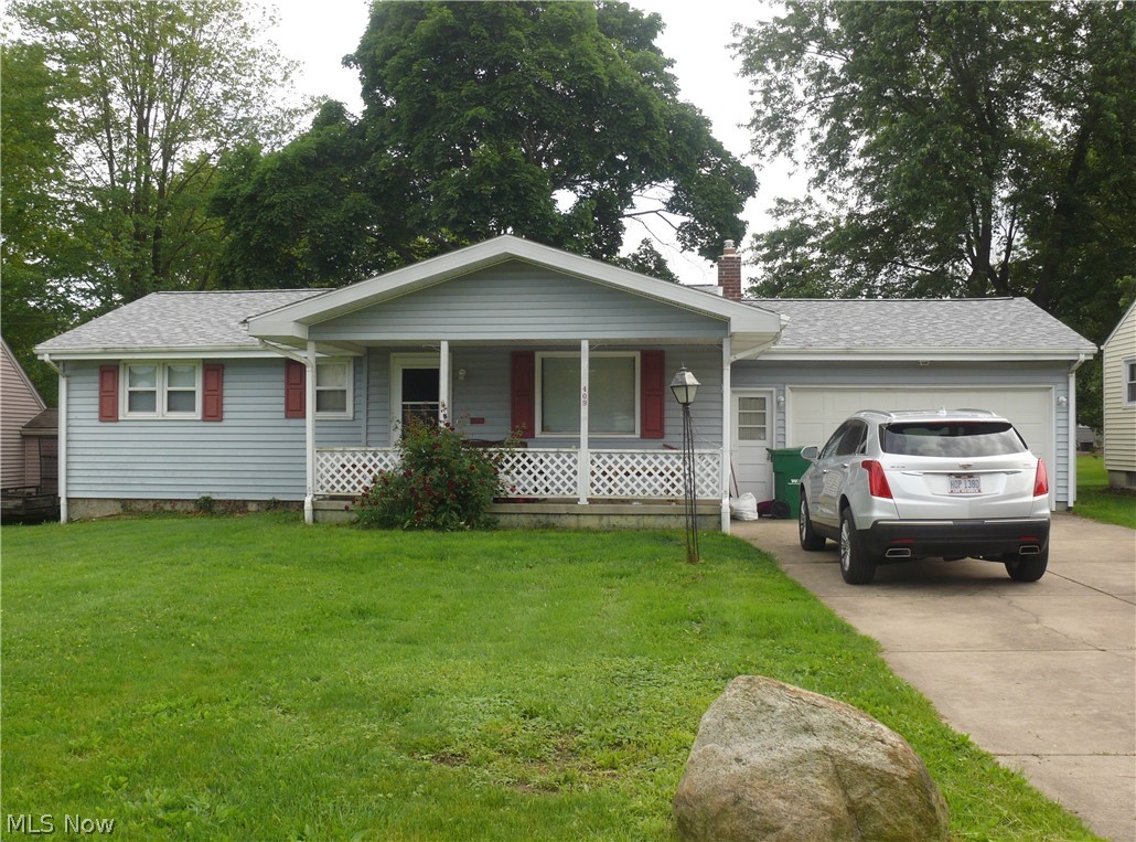 3-Bedroom, 2-full Bath Ranch with Extensive Improvements including New Kitchen with Stainless Steel Stove, Refrigerator and Dishwasher. Beautiful Hardwood Floors plus Other New Flooring. New Roof 2017, New Air Conditioning, High Efficiency Furnace. Basement partially finished with Rec Room and Kitchen. Basement waterproofed by Callow. Covered Front Porch and Back Patio, 2-Car Attached Garage. Across Street from Roosevelt Elementary School.