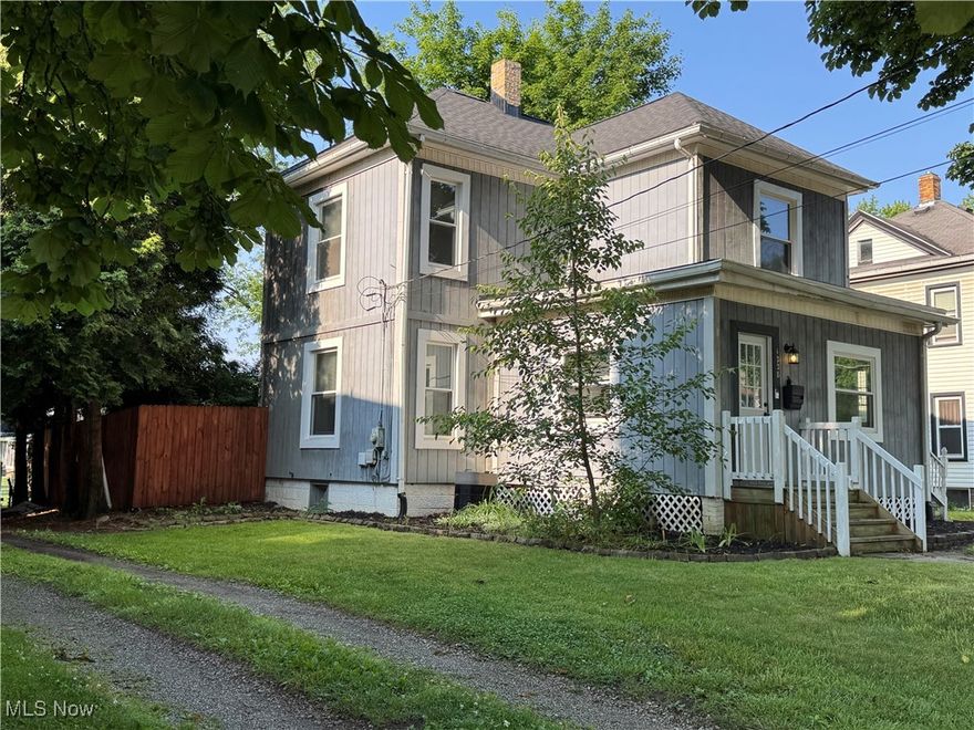 What a Deal ... Buy this home and add a few finishing touches. Large rooms give you plenty of space.  The woodwork is spot on and beautiful. The eat-in kitchen boast floor to ceiling cabinets with lots of space, bring your own appliances. Kitchen is also walk-out to your backyard. Just wait til you see the fenced in backyard w/lots of room to entertain on the huge back patio, firepit and raised garden. Another nice feature is extra parking spaces in the back of this property. A full semi-finished basement. Hurry before it is gone.