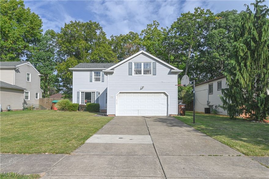 Welcome to this wonderful colonial nestled in the heart of Parma. This charming home offers ample space and a perfect lot. Boasting 4 large bedrooms one full and two half baths this house is ready to be called someone's new home! As you enter you will be greeted by a large living and dining room which flows right into the updated kitchen! In the spacious kitchen, you will see new vinyl plank flooring (2024) stainless steel appliances. Head upstairs and find 4 oversized bedrooms, including a master bedroom with a walk in closet, half bathroom and additional closet space. The quiet backyard, showcasing a two story deck perfectly cut for a pool, is perfect for summer nights. This is a prime parma lot! Partially finished basement with a new hot water tank (2023). Roof (August 2020). Call your favorite realtor! This well cared for house is ready for someone to make it home!