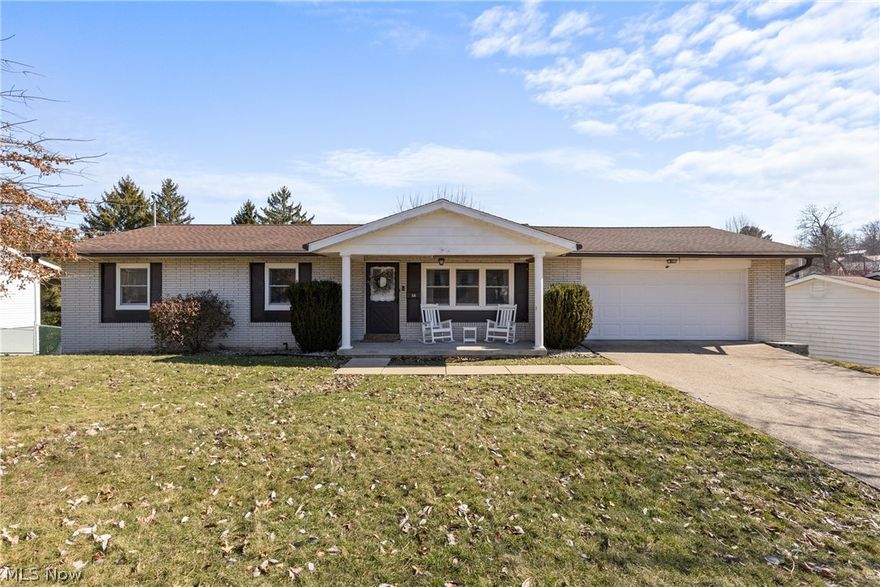 Welcome home to this beautifully maintained ranch offering comfort, style, and thoughtful updates throughout.
The updated kitchen features granite countertops, modern cabinetry, and updated appliances — creating a functional and inviting space for everyday living and entertaining. Both full bathrooms were updated in 2023, offering fresh finishes and contemporary touches. The home features a desirable primary suite with a private full bathroom, providing your own peaceful retreat.
The finished basement adds valuable additional living space, perfect for a family room, game room, or home office — and includes a 4th bedroom, ideal for guests, teens, or flexible use. Great yard space for relaxing, entertaining, or play.  With a spacious layout, attached garage, and convenient location near shopping, dining, and I-70 access, this home blends classic ranch living with modern updates.