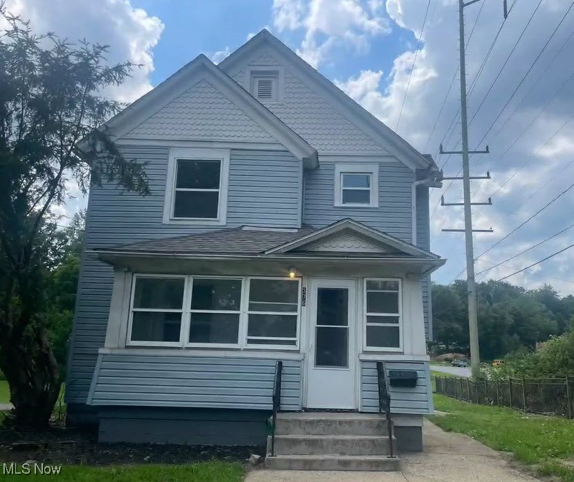 3 bedroom colonial style home features 2 full bathrooms, detached garage and a 1+ acre lot.