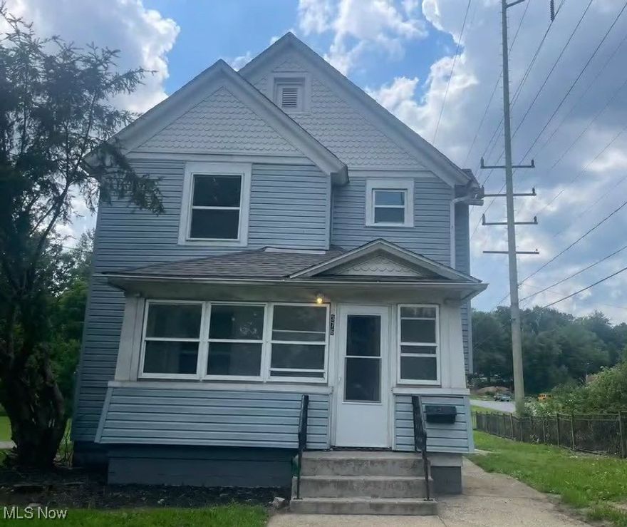 3 bedroom colonial style home features 2 full bathrooms, detached garage and a 1+ acre lot.