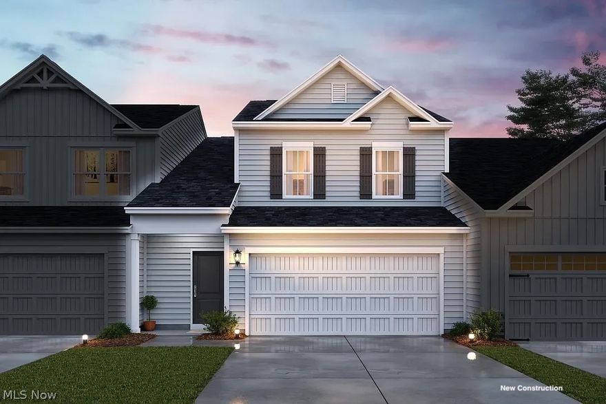 This beautiful townhome is located in Green, Ohio. You can access i-77 in just a few minutes. Very close to shopping and all the restaurants that Green has to offer. Forest lakes has a pavilion with open space for gatherings. There is a walking trail behind the homes. This Dayton floor plan has four bedrooms and two and a half baths with a loft. We added a concrete patio to enjoy the spring and summer days. This home just started construction and will be completed in September. Photos aer for illustration purposes. There only 7 townhomes remaining and we are selling out quickly. Ask about incentives.