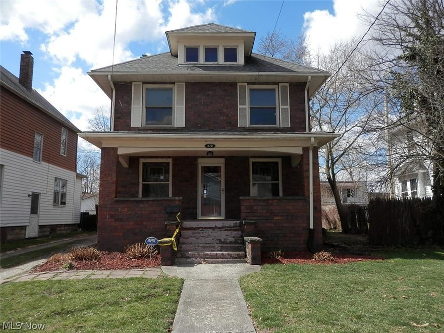 Spacious 3 BR Brick North Hill Charmer!  Terrific Character in this older Colonial, just waiting for your polish! Big Lot, partially fenced.  Huge Front Porch.  High ceilings.  2 Car Garage.  Don't miss out!  This is a Fannie Mae HomePath Property.