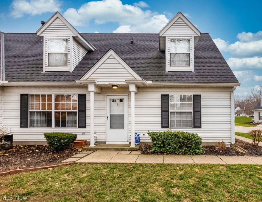 Highly Desirable Terrace Commons Condo! 3 bedrooms and 2 full bathrooms. Large living room leads to eat-in kitchen. 1st floor Master Bedroom with private full bathroom and walk-in closet. 1st floor laundry room. Upstairs includes 2 more nice size bedrooms and 2nd full bathroom. Parklike wooded setting surrounds this lovely condo. Newer hot water tank. Home Warranty included for added peace of mind.  Make this wonderful condo your new home today!