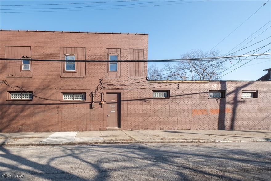 Warehouse and Second level Office Space.  Mapped out and ready for your vision.  The Warehouse is 31x41 with additional storage spaces on First level/office space and bathroom, and garage/dock off of E 60th st side.