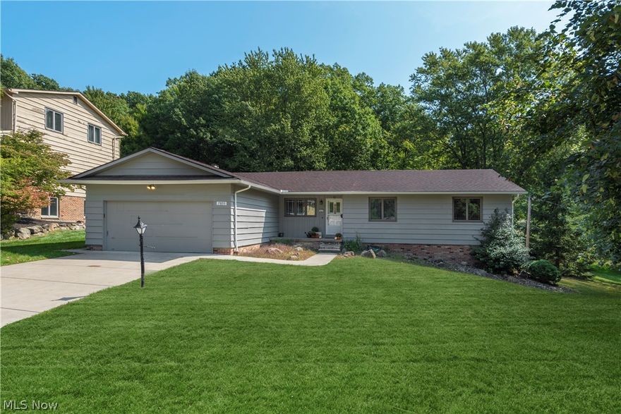 Welcome home to this beautiful 3 bedroom ranch nestled on a quiet street in desirable Dogwood Estates. This spacious and absolutely move in ready home features thoughtful upgrades throughout! Prepare to be impressed with its open floor plan. Walk right in to the impressive kitchen featuring an abundance of storage and a large island. Plenty of room to entertain on the first floor with a roomy family and dining room featuring a fireplace, lots of natural light and views to the private wooded back yard making this open concept floor plan perfect for any lifestyle. The 3 generous sized bedrooms and 2 full bath complete the main level. Disappear down to the finished lower level that is perfect for a movie or game night or even just some quiet time to curl up and read a book. Make sure to stop by and check out the unique phone booth that stays with the home. The lower level also has an additional half bath and plenty of dry storage! Don't wait! Schedule a private tour today! Home is being sold as is.