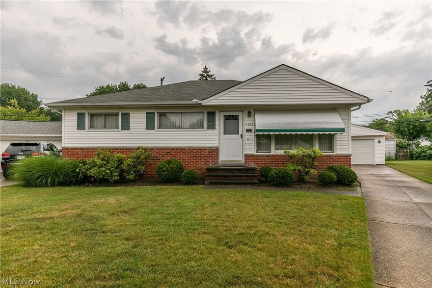Welcome to your new home tucked back onto a quiet cul-de-sac! This home has been wonderfully cared for over the years and is ready to be yours today. Walking through the front door you are greeted by a very large living room with a huge picture window boasting natural light throughout. Hardwood flooring is located under the carpet.  Large kitchen footprint is perfect adjacent to the dining room creating an open floor plan. Off the dining room is an incredible sunroom great for a cup of coffee in the morning or relaxing in the evening with friends and family.  First floor full bathroom is COMPLETELY UPDATED.  Additionally, the first floor is home to 3 wonderfully sized bedrooms. Basement is partially finished.  Back yard is well manicured, newer driveway, newer siding and 2 car garage is in fantastic condition. HOME WARRANTY INCLUDED Schedule your private showing today!