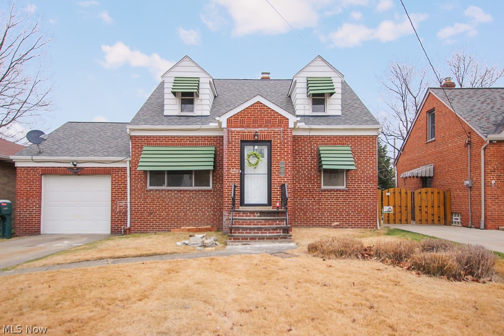 Welcome home to this fully updated modern cape-cod on a quiet Mayfield Heights side-street! In close proximity to the highway, shopping and restaurants this beauty is in the perfect location! This home features 2 bedrooms on the first floor, a fully finished basement with a full bathroom, a giant master suite on the second floor, a 1-car attached garage, fenced in backyard and modern updates throughout the entire home (2021). Updates include exterior waterproofing with 35 year warranty, new flooring throughout, fully updated first floor bathroom with a tile surround, brand new kitchen with white shaker cabinets, subway tile backsplash, stone countertops with stainless steel appliances, new furnace and so much more! This beauty is ready for its new owners to come and move in today! Property is point of sale compliant!