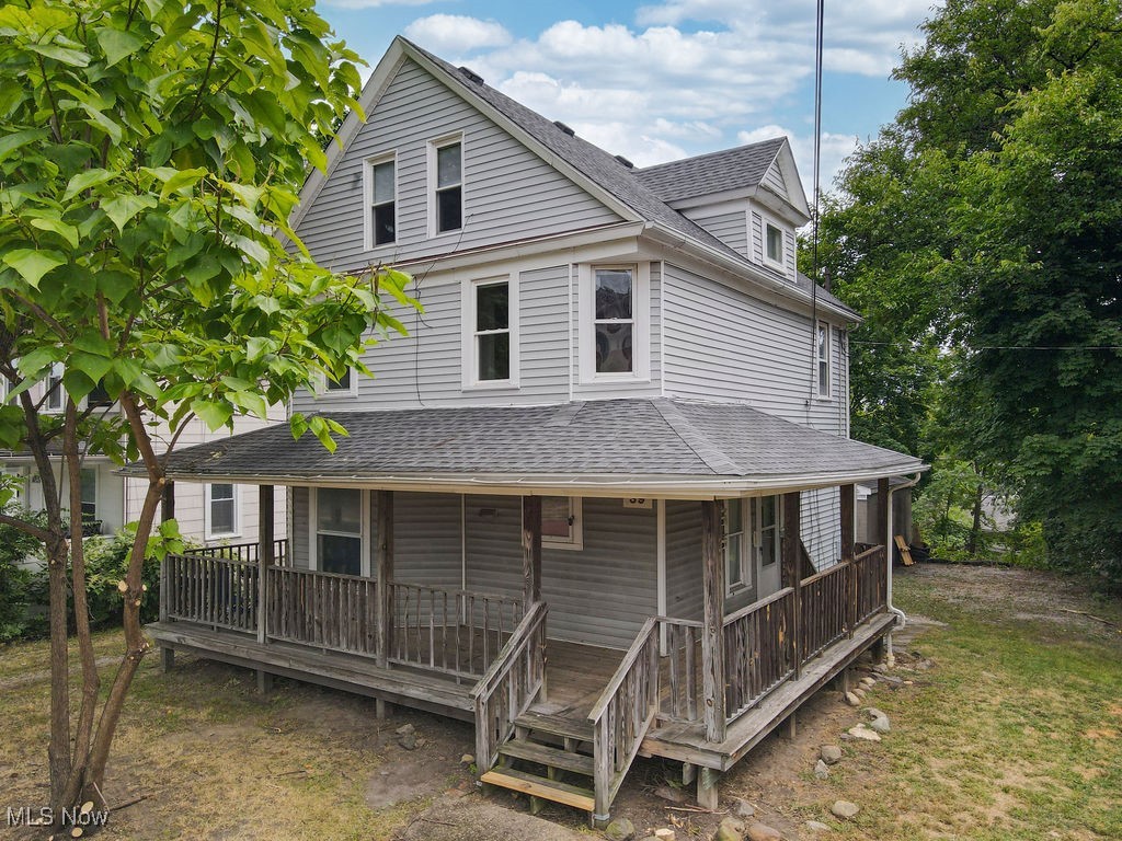 This up/down duplex offers space galore! The upstairs unit is vacant and has been completely renovated to include new paint, carpet, bathroom and kitchen. This unit has 2 bedrooms on the second floor and a huge bedroom with a walk-in closet on the third floor! This would be a fantastic unit to live in and rent out the bottom unit to help pay the mortgage. The huge two car garage provides ample parking and storage. The downstairs unit is currently rented month to month and offers a large eat-in kitchen, living room and bedroom with a walk-in closet. The bathroom is updated also. Both units have new furnaces and hot water tanks for peace of mind! Don't wait on this one....it can start making you money immediately and would be a fantastic addition to a portfolio.