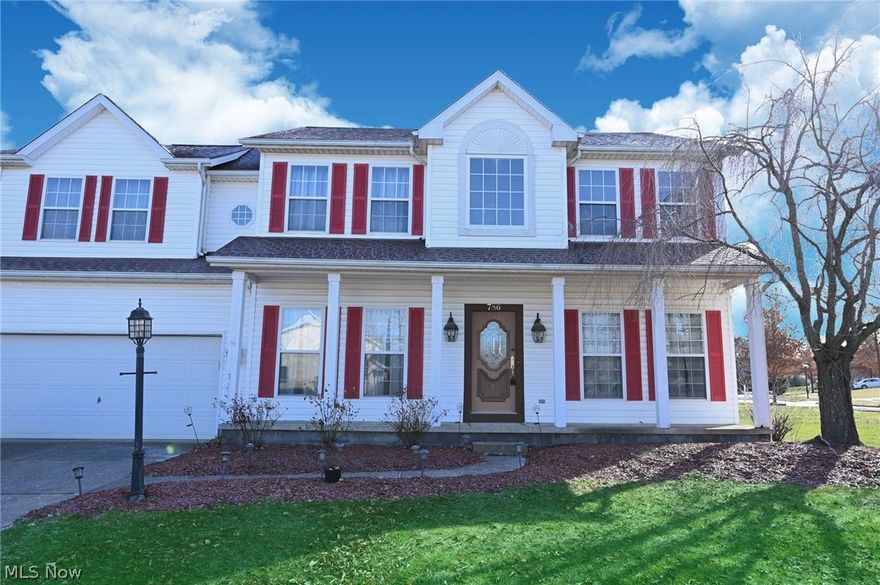 Welcome home to this impeccable four-bedroom colonial nestled in the heart of Medina. You will fall in love with the open concept and natural decor. The kitchen is spacious and offers a center breakfast island and a newer flooring throughout with a quaint breakfast nook. The spacious dining room offers newer flooring and trey ceilings which is a great place for family holiday dinners. All of the bedrooms are spacious and offer plenty of storage. The great room is Large and offers a gas fireplace with plenty of natural lighting. There are many upgrades to this home including a newer roof. The first floor laundry room is convenient. You will love entertaining your guests in the wraparound large backyard deck overlooking the spacious green space. A one year home warranty is offered for peace of mind. Please call today for a private tour as this one will not last.