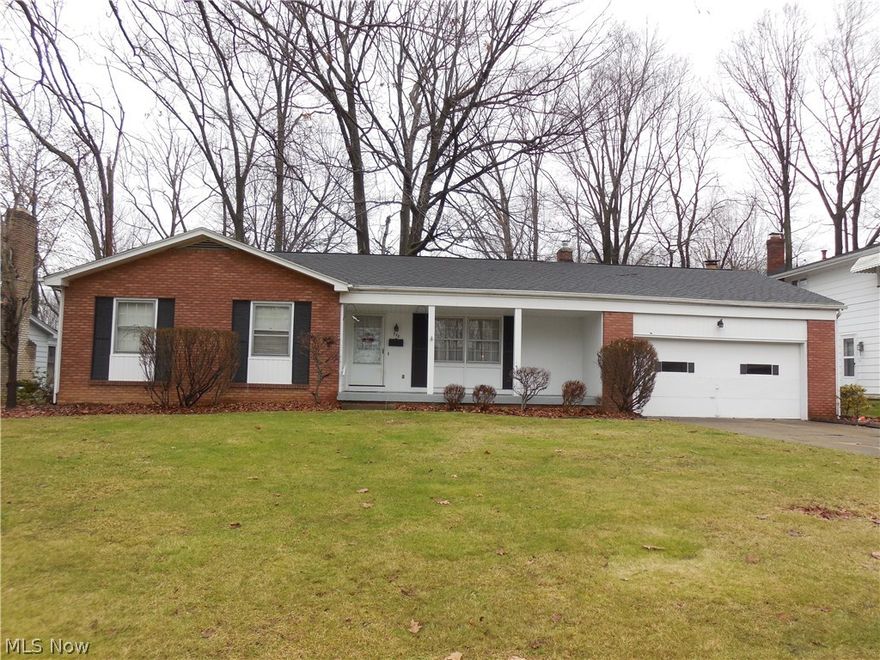 Beautiful ranch in need of a few touch ups and you will have a gem! Priced to sell this one won't last so get in quick to make your dream a reality! There are hardwood floors in the living, formal dining and all three bedrooms!! Great kitchen and dinette space lead to the gorgeous family room. New wood laminate flooring in these rooms! The kitchen has been partially remodeled, you may just want to do a few more things! Appliances will stay (the fridge in the garage stays not the fridge in the kitchen, it doesn't work currently) Family room has glass sliders to the covered patio & gas converted fireplace! Master bedroom w/ master bath which has newly ceramic tiled shower 2017 & large closet space. Bed 2 & 3 are equal in spaciousness & have large closets! Full guest bath has shower tub combo and is neat and tidy.  Roof 2011 Newer furnace and central air  & hot water tank 2016!Newer vinyl siding. Additional insulation added when siding was done. 2 car attached garage w/ auto door opener!