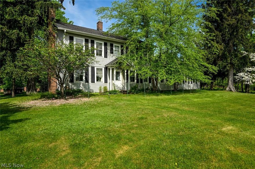 WOW! Gorgeous Century Home nestled in the heart of Brecksville. With its rich architectural details, this property exudes charm and character at every turn. The spectacular Great Room measures 36 x 25!! The massive wood beams, soaring ceiling and rich wood finishes make this room remarkable! The spacious floor plan includes a large Formal Dining Room, front Living Room, and a cozy Library with custom built-ins. The kitchen has been renovated perfectly to match the character of this timeless beauty, with custom cabinetry and an eating area overlooking the pretty backyard. The bedrooms have been updated with new carpeting and beautiful woodwork. The master bedroom includes what was originally a birthing room, but can be used as a private den, nursery or office. Two more bedrooms and a full bath complete the second level. A flight of stairs leads to the attic with the potential for even more living space! Additional updates include a waterproofed basement, 200 amp electric, gutters and downspouts, solar panels and so much more! Don't miss the opportunity to own a piece of history in this gorgeous home.