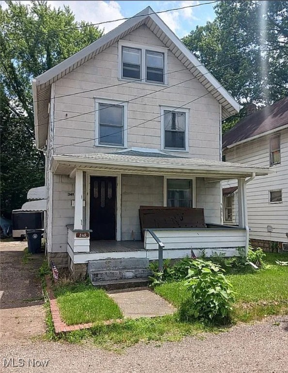 Fully renovated two and a half story colonial, this 4-bedroom single-family home offers flexibility as a rental investment or owner occupant residence. Long-term tenant occupied with good rental history. Nestled on a small, low-traffic tucked-away street, the home features a full renovation in 2023 including remodeled kitchen and bath, hardwood flooring, fresh paint, new windows, new hot water tank, updated plumbing and electric, new gutters and downspouts as well as a brand-new furnace in 2024. The partially finished basement provides laundry, utilities, and storage. Conveniently located near freeway access, Goodyear Heights Metro Park, and downtown Akron dining and entertainment, this professionally maintained property is 100% turnkey and waiting for its new owner.