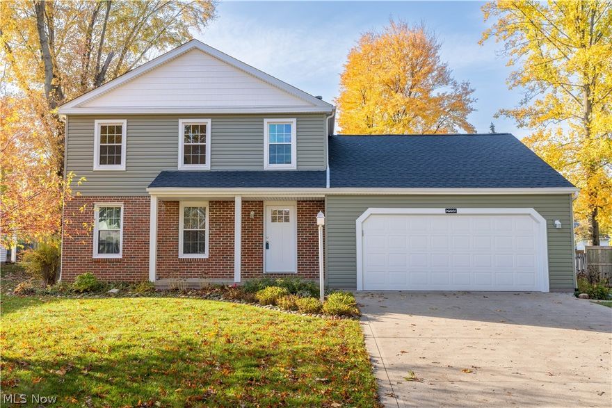 Three bedroom colonial in North Canton school district; Waltham Woods allotment adjacent to BobOLink. Foyer entry leads to Living Room/Dining Room.  Pretty, open kitchen w/oak cabinets, LVT flooring, refrigerator, range & microwave (2022), dishwasher (2017), & dinette area. Family room w/fireplace, LVT flooring, & built in bookcases. Half bath off foyer. Second floor features Owners Suite w/double closets & private bathroom w/new shower doors, in addition to two spacious bedrooms & full bath. Full, unfinished basement w/plenty of storage, laundry, glass block windows, sump pump, reverse osmosis system (2019), & water heater (2019). Attached two car garage w/ newer garage door opener (2017). Newer sliding glass doors (2017) leading to cement patio overlooking really nice, fenced rear yard. Special updates/features: roof (6/2022), 100 amp electric panel (2021), furnace/central air (2021), vinyl siding/gutters w/covers (2020), LVT flooring (2019), two entry doors (2019), driveway/walk (20