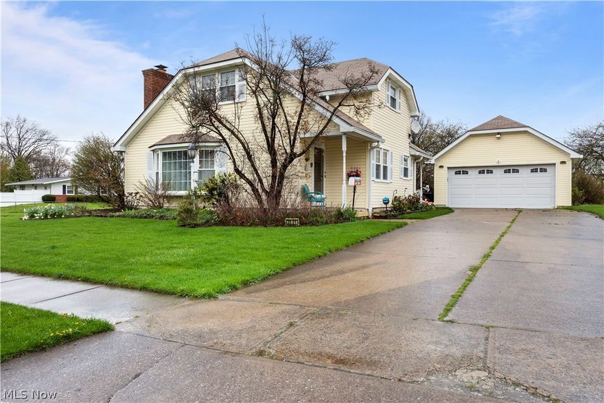 Welcome to this charming 3-bedroom cape cod home located on the desirable west side of Lorain. The property boasts attractive curb appeal, a well-maintained yard with beautiful perennial flowers and an inviting serene backyard patio overlooking a creek. Additionally, the home includes a whole-house generator to ensure uninterrupted power supply, as well as capped gutters for easy maintenance. The interior features a main floor living room highlighted by a beautiful gas fireplace with a new insert, and a bedroom with a full bath and new walk-in shower. The upper-level houses two bedrooms with walk-in closets and another full bath. There’s ample storage space available on the second floor as well. Furthermore, the sale includes all appliances making for a convenient and move-in-ready living space. Don’t miss out on this one-of-a-kind beauty.