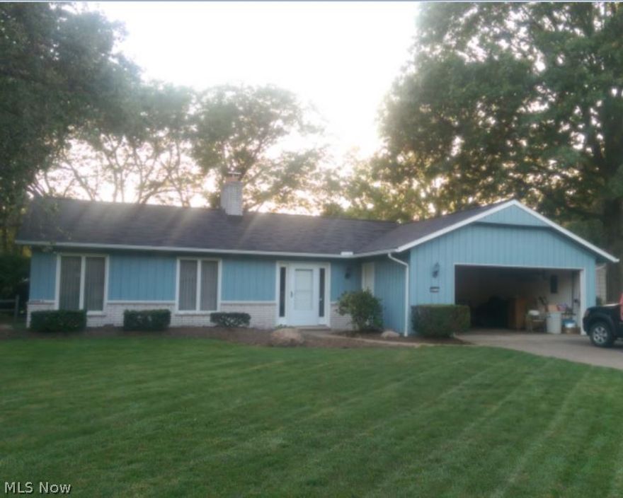 Fabulous ranch in well established development of Mills Creek in North Ridgeville.  This lovely home features 4 bedrooms, 2 full baths in over 2044 sq. ft.
of living space.  This home includes a formal living room and dining room, galley-style kitchen with breakfast bar. Gorgeous stone fireplace in family room with glass sliders out to a well-maintained backyard with covered patio.  Master bedroom with bath, plus sliders out to private patio.