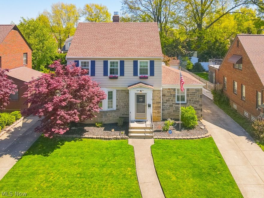 Wow, do not let this one get away … Walk down the street and see the lake, and be part of this iconic lakefront neighborhood and Edgecliffe beach club which includes access to the playground, Pavilion, and other events. This 4 bedroom home is full of updates and boasts over 2,000 total square feet of living space! Foyer entry leads you into an inviting living room full of natural light, beautiful hardwood floors and a fireplace. Formal dining room is large enough for all your special occasions and is highlighted by built in cabinetry. The kitchen provides ample cabinetry and counter space with all appliances included. Enjoy your morning coffee in the cozy family room or your 3 season sunroom. A powder room completes the 1st floor. 3 bedrooms and a beautifully updated full bath all on 2nd floor. The third floor bedroom would also serve well as flex space and/or a virtual office. Your living space continues into the lower level with a finished recreation room, and lots of storage space.