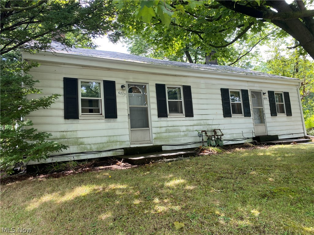 Calling all investors! Have you been on the hunt for another property to add to your portfolio? This unique property was built as one of the very first homes in New Franklin, as a log cabin. The units mirror each other, with a living room, bedroom, kitchen and bath. Then on one side there is a bonus room, that could be a second bedroom. On the other side, that room is the laundry room. There is a large parking area for more than enough space for tenant parking. Trees in the front yard provide privacy and there is lots of room in the back, including a fire pit!. Each unit also have a private cement patio area. Tenants currently take care of the lawn maintenance. Water softener system is rented for $300 a year. Salt and maintenance provided. Roof approximately 10 years old, windows (with the exception of 1/2) 6 years old, new doors 2 years, furnace 6/7 years, hot water tank 1 year. Long term tenants! Do not miss your chance to get this investment opportunity! Call for a showing today!
