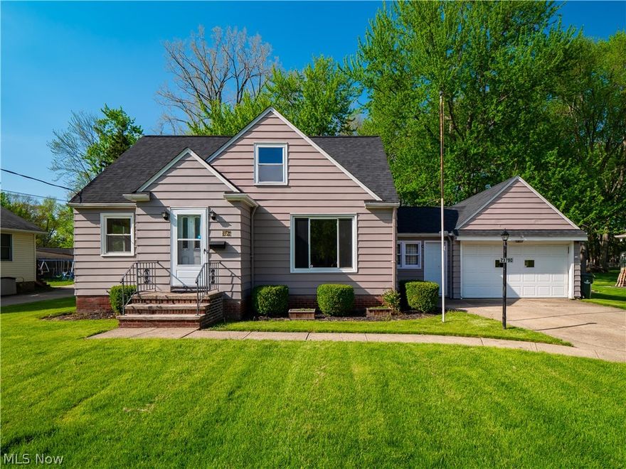 The opportunity to own a charming 3 bedrooms and 2 full bathroom home on an expansive half-acre lot in the heart of North Olmsted is now available! This home features 1300 square feet of living space and a partially finished basement. The home’s layout maximizes the space and functionality with a bright family room, dining area, and galley kitchen. There is a breezeway that leads to the 2 car attached garage. Completing the main level are 2 bedrooms and a full bathroom. Upstairs, there is a primary suite with a private full bathroom. Outside, there is a deck and sprawling backyard. Properties with this much outdoor space are increasingly hard to find in this area, offering a unique blend of privacy, room to grow, and endless possibilities for outdoor living, gardening, or future enhancements. While the home could benefit from a refresh, it presents an outstanding opportunity for buyers to build equity and customize to their taste. Whether a buyer is a first-time owner, investor, or someone looking to settle into a property with long-term potential, this home strikes a compelling balance of space, value, and location. With its generous lot and desirable location this home is full of promise. Furnace & AC 2020, Roof 2020, Come see today!