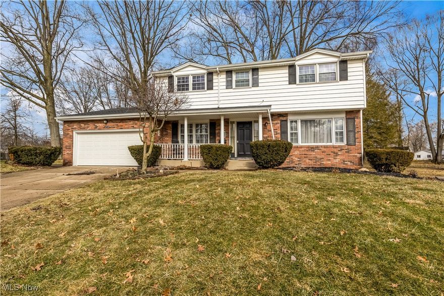 Check out this newly renovated colonial situated on 3/4 acre lot in Liberty Twp! This home features an open floorplan and has new paint, flooring, and lighting throughout. The first floor features a huge living room, dining/flex room, family room w/fireplace, half bathroom, kitchen w/granite countertops and custom cabinetry, and breakfast room w/picturesque views of the backyard. Head upstairs to find a large MASTER SUITE w/attached full bathroom, 3 additional bedrooms, and another full bathroom w/double vanity. Partially finished basement w/office area, recreation room, and plenty of unfinished area for storage. Private yard w/pool house shed. 2+ car attached garage. Schedule your private showing today!
