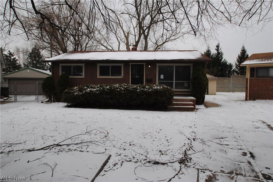 BANK OWNED .... Sought After Ranch Home .... Large Living Room .... Eat In Kitchen .... 3 Bedrooms .... Huge Finished Recreation Room In Basement With Built In Bar And Half Bath .... Located On A Cul-de-sac .... Needs Some TLC .... Large Deck To Enjoy ....