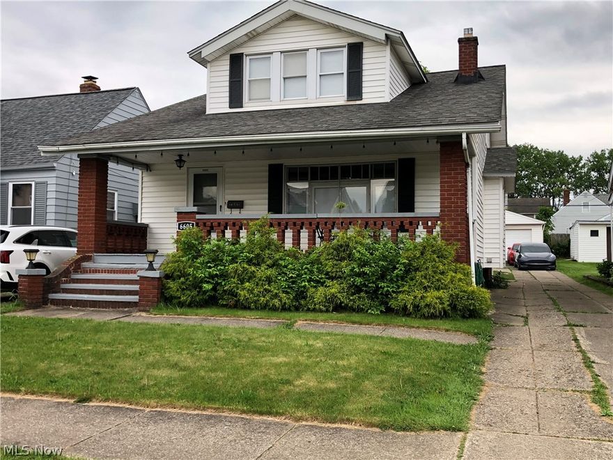 Outstanding opportunity. Fabulous western bungalow with an extremely unique floorplan. Three bedrooms and three full baths. Over 1800 sf. Many updates, including both kitchens, bathrooms, flooring, decorating, electrical, furnace, central air and more. Beautiful updated kitchen on the first floor, along with the formal dining room, living room, bedroom and full bath. Second floor boasts two bedrooms and two full baths, one bedroom with an en suite, along with a super open space and additional kitchenette with gas stove, fridge, and sink area. Full basement. All appliances washer and dryer included. Deep lot and a two car garage. Full front porch. Gorgeous updated home. 2 minutes from 480.