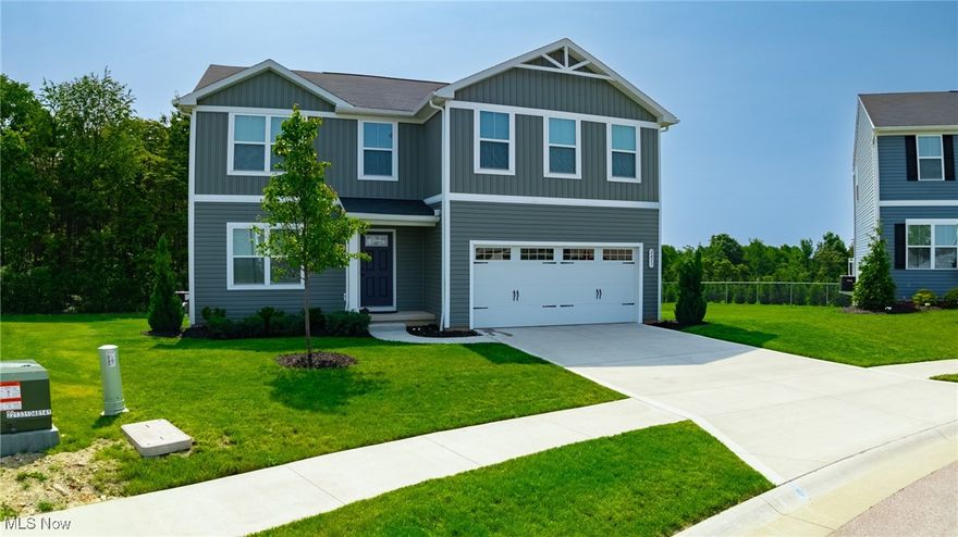 New Construction Vibes—Without the Wait!
 Welcome home to 2457 Bishop Oval, a stylish and spacious Ryan Homes Elm model that’s just three years young—offering the feel of new construction with the bonus of mature landscaping and no builder delays.
Tucked into a peaceful cul-de-sac and surrounded by a tree-lined backyard, this 4-bedroom, 2.5-bath beauty offers over 2,200 square feet of thoughtfully designed living space—and a full, unfinished basement with high ceilings and full bath rough-in that’s ready to become whatever your heart desires: home gym, movie room, rec space, or all of the above!
Step inside and you’re greeted with durable and stylish luxury vinyl plank flooring throughout the open-concept main level—perfect for both easy cleanup and elevated everyday living. The center island kitchen is a chef's dream, featuring granite countertops, stainless steel appliances, pantry, and plenty of space for meal prep, snacks, and casual conversation. Whether you're entertaining or just keeping an eye on homework while dinner simmers, the open layout keeps everyone connected.
Upstairs, the spacious owner’s suite feels like a true retreat with its dual walk-in closets and private en suite bath. You'll also find three generously-sized bedrooms, a flex loft area (hello playroom, home office, or chill zone!), and best of all—a second-floor laundry room, so no more hauling baskets up and down stairs.
Outside, enjoy the quiet of cul-de-sac living and the privacy of your serene backyard framed by trees—just waiting for your patio, firepit, or garden vision to come to life.
With all the benefits of newer construction, energy efficiency, and room to grow, this home is move-in ready and full of potential.
 Whether you're upsizing, relocating, or planting roots, this one checks all the boxes—and then some.