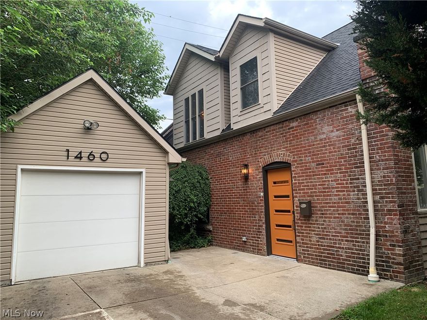 One of a kind carriage house in Detroit Shoreway.  This is your chance to own a renovated historic carriage house with exposed brick, beams and conduit, industrial style staircase, doors and lighting, wood floors, tall ceilings, large windows, 150 year old barn wood accent wall, large kitchen with professional grade gas oven/range and open floor plan.  Two generous bedrooms with en-suite full bath, each with a jetted tub.  Owners suite with walk in closet, half bath and laundry on main living level and storage throughout.  Tucked into the middle of the neighborhood you can enjoy your private brick walled patio, which connects to the great room via french doors (2020), during the day or at night with string lights overhead.  Private driveway and garage.  Easy access to downtown, University Circle, Ohio City and Tremont.  Steps from the theaters, bars and restaurants of the Gordon Square Arts District.