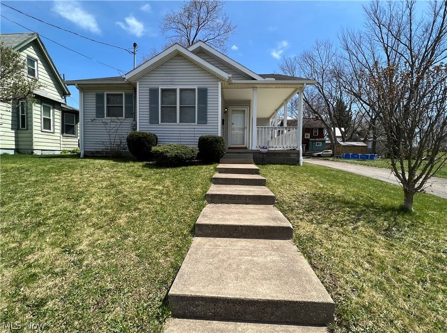 Welcome to 306 Hartford! This adorable bungalow offers amazing space. Freshly painted throughout.  New flooring.  The cabinets in the kitchen have been brought back to their original beauty. As you enter the front of the house, you’ll notice a fabulous front porch that offers avid seating area for the summertime enjoyment. You walk into the living room you’ll notice the brand new carpet. The kitchen boasts new countertops as well as a new range, and refrigerator.  Three optimally sized bedroom with ample closet space.  The bathroom has all new flooring and a new vanity. The basement in unfinished, and ready for your touch!  There is so much room, you could have part as a man cave, children’s play area, laundry, exercise room, and still plenty of room for storage, it is all up to you! There is a shed for all of your lawn care items. The renovations in this home are by far the greatest you will see out there. Easy to show, call your agent today to get a private showing scheduled.
