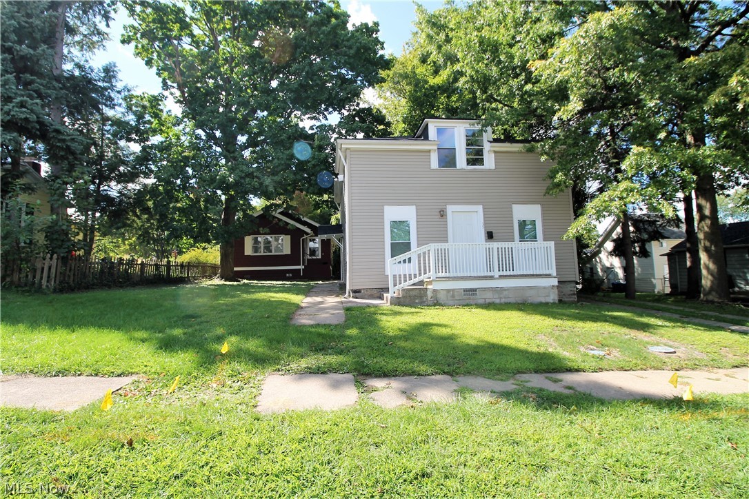 Investors lucky find! These charming homes are a great opportunity to rent out the properties or own one home and rent the other etc. There are two properties on one parcel. The front property has three bedrooms, two full bath, large living room has a fireplace with mantle. This home has new siding (2015), furnace and roof (2020), gas or electric range hook-ups, most windows are newer. This home was rented for $900-$1000 a month. The back property has two bedrooms, one full bath and is a ranch. The home has refinished wood floors (2020), updated windows, freshly painted inside and exterior painted, gas or electric range hook-ups. This home was rented for $800 a month.
