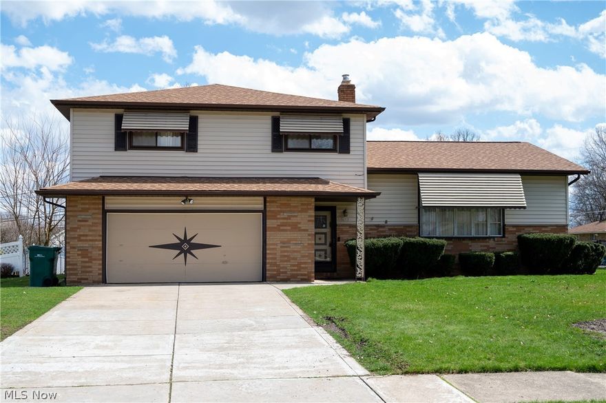 Welcome home!! This split level home is conveniently located, and minutes from everything!! 4 bedroom, 2 full baths, 1 half bath, with a large eat-in kitchen for your family and friends. Enjoy coming home and sitting in your living room with a bay window that brings in tons of natural light and beautiful hardwood floors  that opens to the dining room. 4 bedrooms are separated from the main living area. Master bedroom with ensuite. The stairs and all bedrooms have new carpets installed 3/20. Binge watch your favorite shows or play games in the family room with sliding doors to the backyard, patio and fully fenced yard. Need an office? The lower level features a  
finished room with laminate floor and storage for your every need. Roof replaced 2018, Sewer T in front of the house 2019.