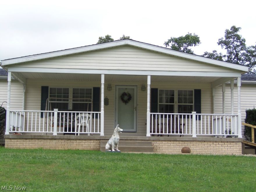 19 acres of natural beauty support this beautifully maintained three bedroom home in the country. Enjoy the serenity of the country with the beautiful views of the prime hunting ground that comes with this location. Poured walls in the over sized basement will make a wonderful area to use as a workshop or to finish for more living space. The large 80 X 40 pole barn built in 1994 can house all of your needs plus some. Mineral rights are not owned by current owner.