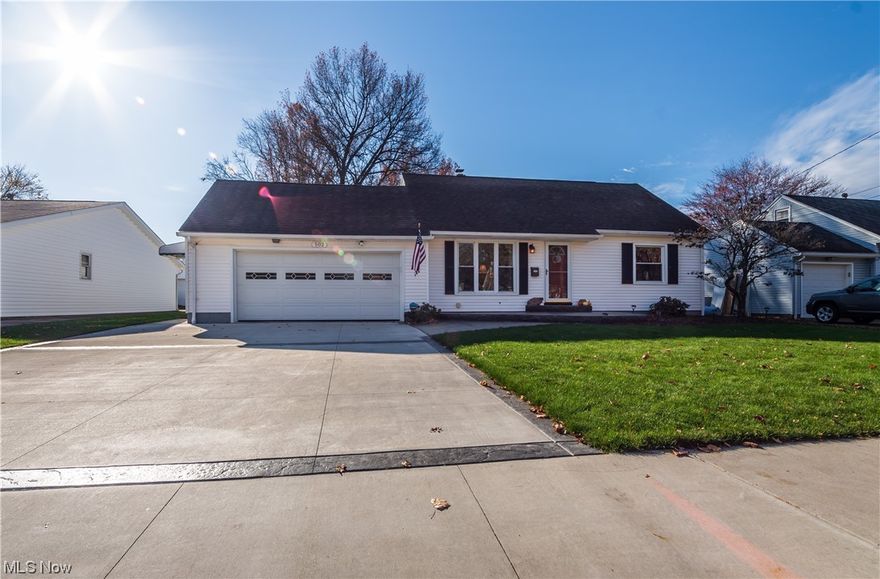 Welcome home to 502 7th street North Canton! From the second you pull up to this charming bungalow you’ll feel right at home! The new driveway and front stamped concrete patio only add to the already darling curb appeal! Enter through the front door into the living room. From there you can go straight into the eat in kitchen or take a right to the two main floor bedrooms and full bath! You’ll notice that the master is spacious and provides plenty of natural light! Off of the eat in kitchen, sliding glass doors give convenient access to the fenced in back yard! You’ll notice more charm with the large stamped concrete patio out back! Back inside upstairs is an additional large bedroom with plenty of storage space! The basement is partially finished featuring a bar area, full bath, and separate laundry and storage areas! Wondering about the garage? The large 4 car attached garage features access to the home and backyard as well as heat, electric, and water.  With space, storage, curb appeal, and  location this home truly has it all! Call today to schedule your private showing!
