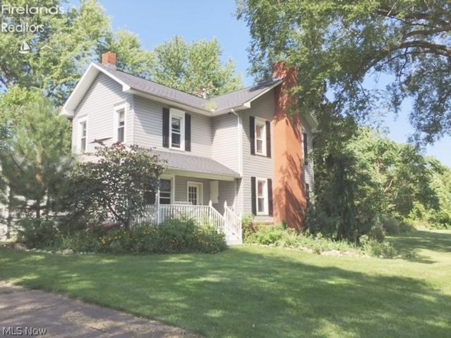 PRIVACY PRIVACY PRIVACY! Charming Catawba 5 BD 2 BA, Farmhouse situated on nearly 2.5 acres. Kitchen updates include beautiful granite countertops with large Farmers sink. The home features Living Room with lovingly maintained original wood floors and wood burning fireplace. 1 Bedroom is located on the first floor. Updates include Newer roof & siding, Hot water heater and new boiler in 2014/2015, modernized windows, Barn on property has reinforced barn timbers plus new metal roof and 220 electric. Enjoy relaxing on your front porch overlooking the 40 local wine vines and scenic nature. Near Golf, Ferries to Islands, Historic Winery and much more. (room sizes are approximate).