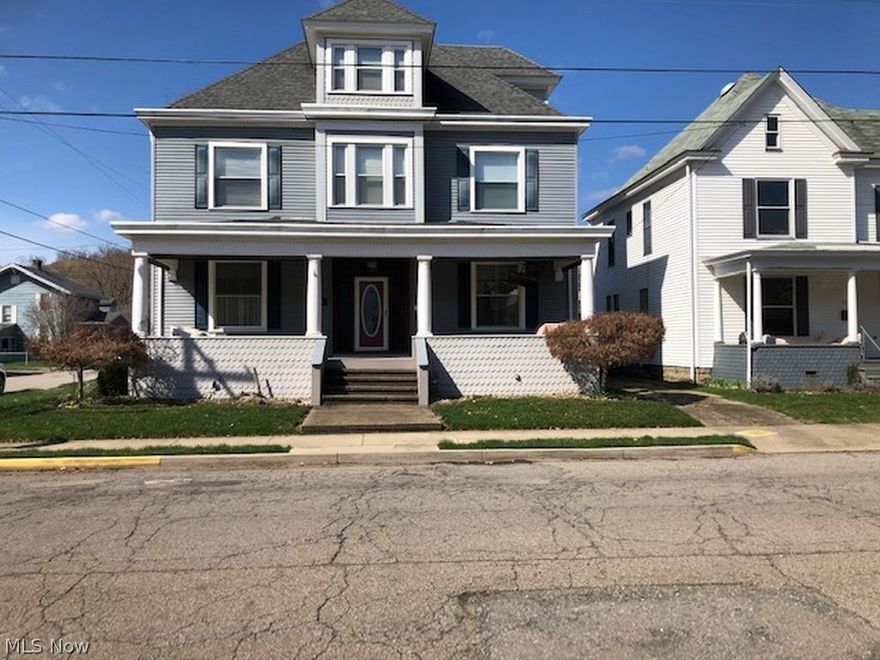Wellsburg- Stately spectacular location, magnificent and majestic! This property displays it all. Rare opportunity to own one of Wellsburg's exquisite homes located in the heart of Wellsburg. From the minute you walk onto the beautiful front porch--the feel of a sense of ho9me. The 2 story walnut staircase welcomes all. Enjoy the formal living room, formal dining room along with a large family room for gatherings. Hardwood floors throughout. Large eat in kitchen with granite bar located in center with all the amenities one would want to make your cooking and entertaining experiences at it's finest. Full bath off of kitchen. Also large trex decking with above ground pool for those hot summer days and entertaining. Enjoy the large pond of beautiful fish while listening to the sound of the water. The property also offers 5 bedrooms, a completely remodeled lower level with family room, wet bar and card playing table area. The family room is decorated in WV attire and theme of the Mountaine