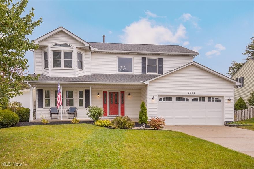 Welcome Home to this attractive 4 bedroom, 4 bathroom Colonial with modern updates in an unbeatable Brunswick location, with no HOA.  Lovingly maintained and thoughtfully updated by its original owner, you will find that this home is completely move-in ready.  Greet your guests on the inviting front porch, and welcome them into the two story foyer and formal sitting room.  The gourmet kitchen has been completely remodeled in 2023 and features upgraded soft-close cabinetry,  granite countertops, and newer appliances. Plenty of storage space is available in the oversized island with seating, and pantry.  Open and airy, the kitchen leads into the family room featuring a gas fireplace (2024) perfect for all the cozy gatherings.  A freshly renovated half bath rounds out the first floor. Upstairs you will find a continuation of the stylish and uniform LVP flooring in 4 generously sized bedrooms with plenty of closet space.  The primary suite is sure to impress with vaulted ceilings, where you will notice that all of the windows in this home have been replaced with top quality.  The en suite bathroom has a soaking tub and additional dressing area in addition to a nicely appointed walk in closet.  The finished basement provides additional living space, ideal for a media room, playroom, and home office, with a bonus half bath. Outside, enjoy the permanent gazebo on the stamped concrete patio overlooking Bridgeport Park beyond providing privacy and tranquility. Peace of mind comes with countless updates: new roof (2020), tankless hot water heater & high-efficiency furnace (2018), all new windows (2018), new garage door, front door, slider to the backyard, and more! Truly, everything has been done for you—just move in and enjoy. Schedule your showing today!
