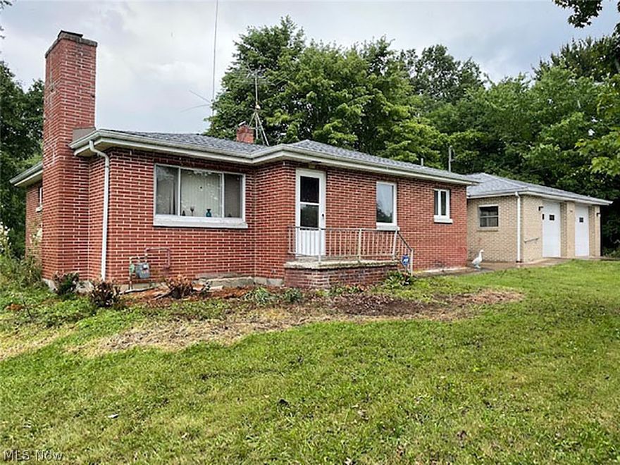 Good Fixer-Upper All Brick Home With Two-Car Garage With Full Basement On 2 Acres – Austintown Twp. - ABSOLUTE AUCTION, all sells to the highest bidder on location: FRIDAY – JULY 23, 2021 – 10:00 AM, REAL ESTATE SELLS AT 11:00 AM. Good solid brick ranch-style home with 1,100 sq. ft. – built in 1959 – attached finished breezeway and two-car garage – concrete apron – oak woodwork, kitchen, 2 bedrooms, bath, fireplace, full basement rear walkout level, laundry, bath, fruit cellar, tool room plus basement under garage. Good solid home – ready for updating. Nat. gas-fired boiler heat, city water. TERMS ON REAL ESTATE: 10% down auction day, balance due at closing. A 10% buyer’s premium will be added to the highest bid to establish the purchase price. Any desired inspections must be made prior to bidding. All information contained herein was derived from sources believed to be correct. Information is believed to be accurate but not guaranteed.