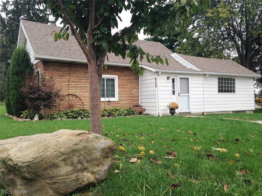 Located in the Tuslaw School district, this perfectly sized 2 bedroom, 1 bath ranch will make you want to move right in.  This adorable home is move in ready with fresh paint, updated bathroom, flooring and plumbing.  The backyard is an extension of this home with a covered patio and barn stone wall overlooking this oasis in the Tuslaw Schools area.