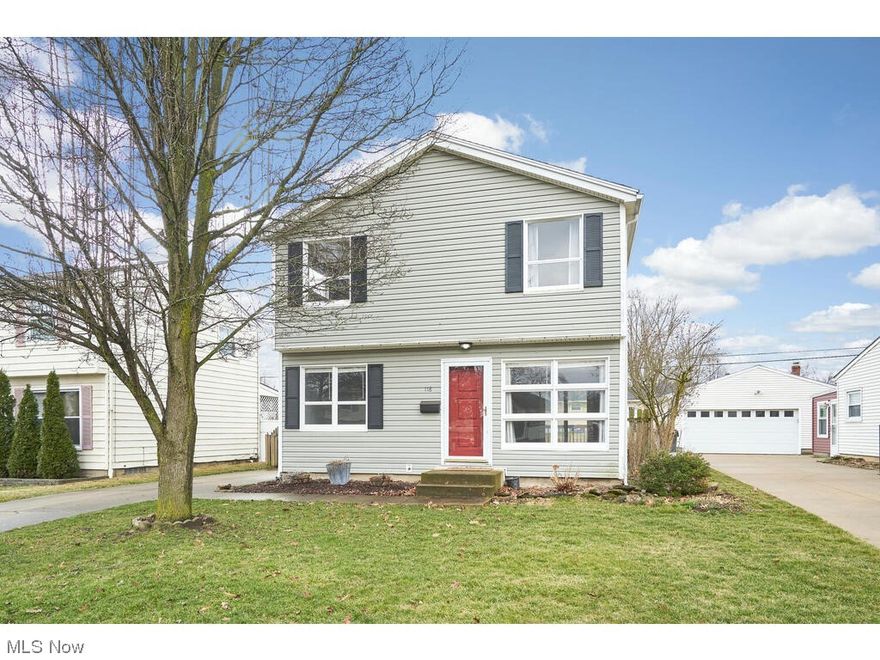 This charming colonial home features three cozy bedrooms and two full baths, offering ample space. This home also boasts beautiful hardwood floors throughout, adding a touch of elegance and warmth to each room. The kitchen is the heart of this home, with updated appliances! The adjacent dining area provides a comfortable space for family dinners and entertaining. Step outside onto the deck and enjoy the serne backyard, perfect for hosting summer barbecues or simply relaxing with a cup of coffee. The deck offers a great space for outdoor furniture, allowing you to create your own oasis right at home! Updates include new countertops and backsplash in 2020. New Furnace in 2022. Dishwasher, basement waterproofing, and sump pump in 2023. With its classic colonial design and desirable features, this home combines comfort and style, making it the perfect place to create lasting memories!