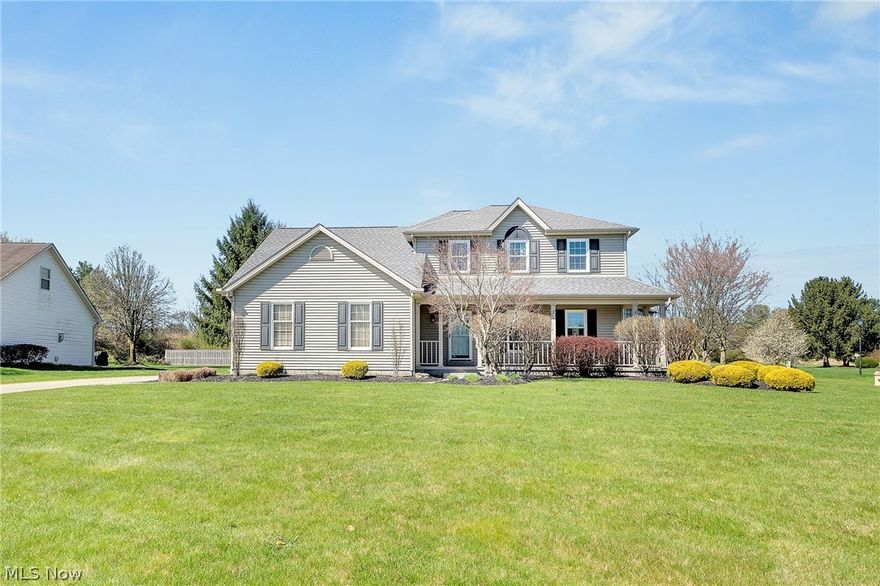 Welcome to your dream home! Nestled in the serene Huntington Woods neighborhood, this stunning property boasts all the features you desire - and then some! Step inside to be greeted by the welcoming foyer, then pass the convenient, first floor powder room into the spacious eat-in kitchen, which opens into the carpeted family room where you can enjoy the electric fireplace. The functional first floor layout also offers a living room, dining room and breathtaking sunroom room, where you can soak in the beautiful views of your large, corner lot, which has been professionally landscaped.  Upstairs, you'll be delighted by the luxurious primary suite, which features a huge walk-in closet and an updated en suite bathroom with a gorgeous tiled shower.  Also on the second story is a second full bathroom and three more, generously sized bedrooms, two of which also have walk-in closets.  Descend to the partially finished basement, where you'll find an awesome additional living space to suit your needs; as well as a spacious laundry/utility area.  For added convenience and sustainability, the two-car attached garage features an electric car charger.  Updates include: New roof (2020), new windows (2020), new sump pump (2022), updated primary bathroom (2022), updated light fixtures, new humidifier, new dishwasher, electric stove and microwave (2019), Nest thermostat, fresh paint, updated landscaping, electric car charger and more!  Don't miss your chance to make this exceptional property your own.