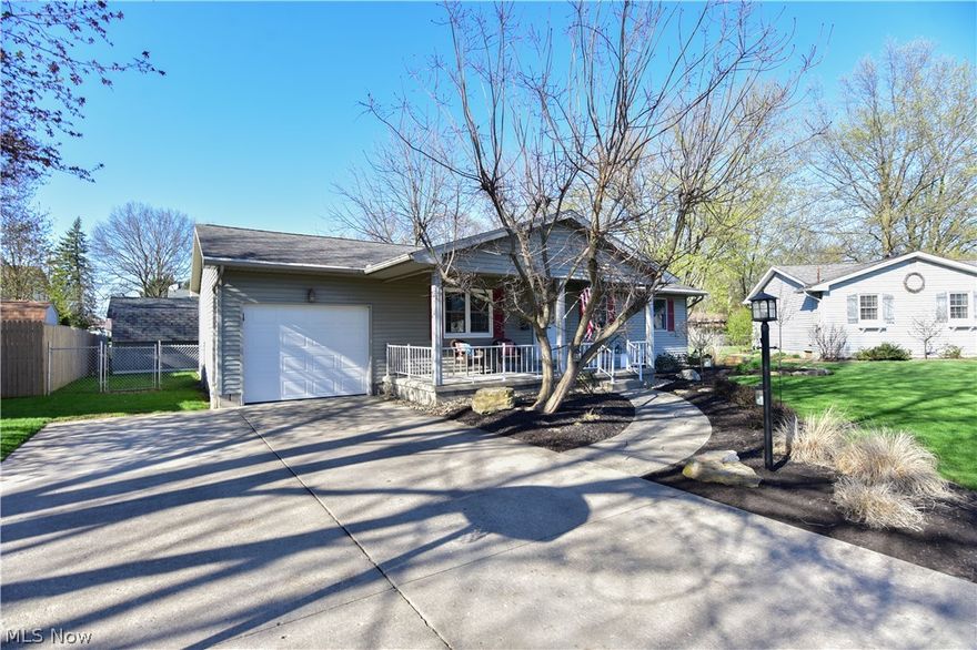 Must see ranch in Austintown is much larger than it appears. The charming exterior features a covered front porch entry that leads into the living room. The bright and spacious eat in kitchen has lots of cabinet space and all appliances are included. Huge family room for with brick fireplace for all of your family gatherings, 3 bedrooms and an updated main bathroom complete the first floor. The partially finished lower level could be a rec room, kids play room or whatever meets your needs. A new half bathroom, laundry area and still tons of room for storage are what make this home feel very large.
Hardwood floors under living room, bedrooms and hallways on main level. 3 living areas, fenced backyard with storage shed, attached garage and lots of parking in the driveway, the list of updates goes on and on. Seller is providing a Home Warranty for a worry free purchase. This one will go fast.. call for your private showing.