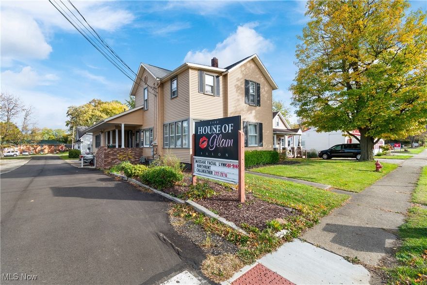 The anchor property of a unique and profitable 3-property investment portfolio! This mixed-use building offers both residential and commercial income streams, creating a rare opportunity for strong, diversified cash flow. The front portion of the building features a 4-bedroom, 2-bath residential unit currently leased to college tenants. The rear section is a two-level commercial salon occupied by long-term tenants offering hair, nail, and massage services — providing stability and consistent weekly & monthly income. The layout and design of this property make it ideal for continued use as a mixed-use income producer, and the existing tenants create a seamless transition for the next owner. All three portfolio properties sit on the same block and share a large parking lot, providing ample parking and easy management for both residential and commercial tenants. The location is unbeatable — close to campus, shopping, dining, and major roadways — ensuring continued high demand and reliable occupancy. Perfect for investors seeking a proven performer or a 1031 exchange opportunity.